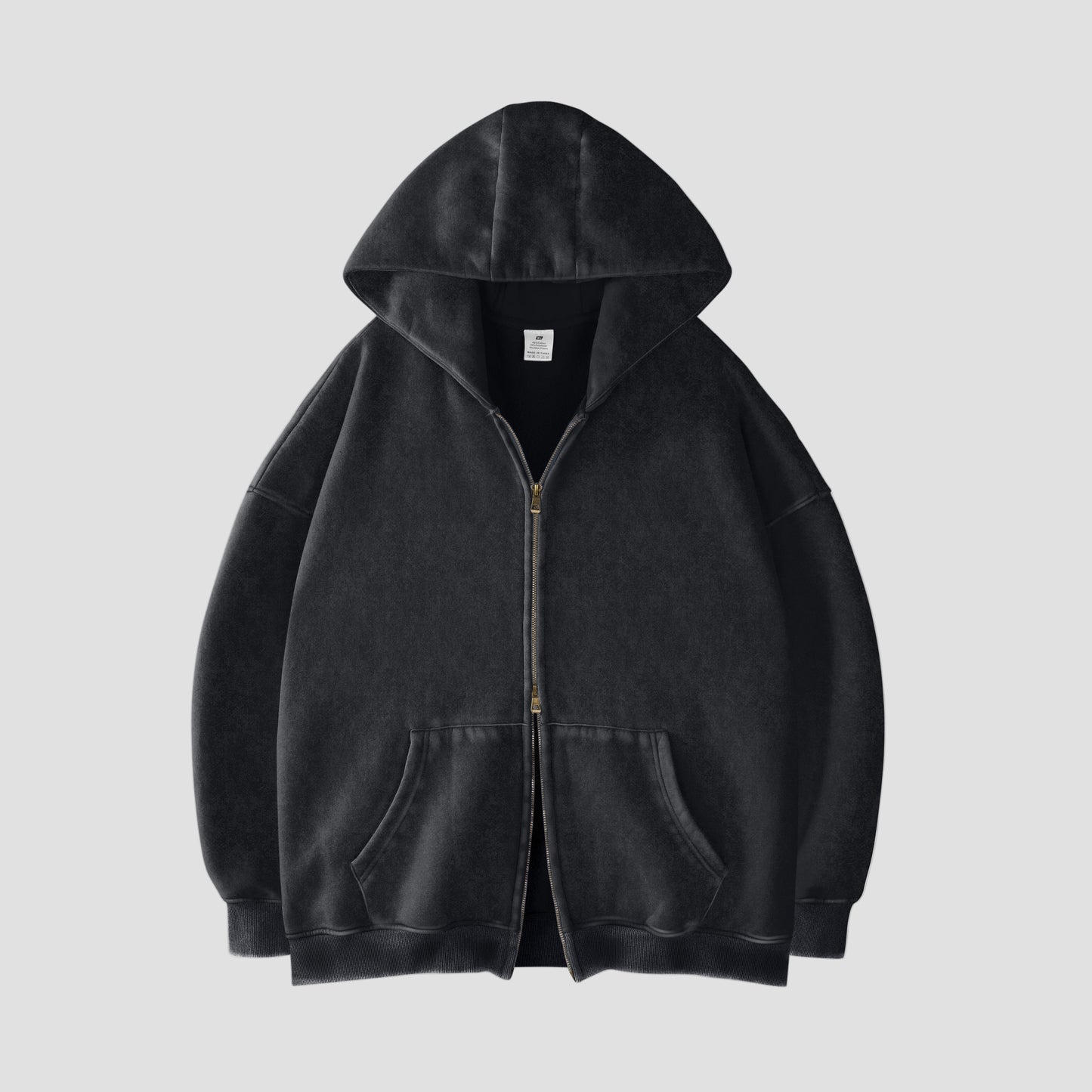 The Daily Double-Zip Oversized Hoodie