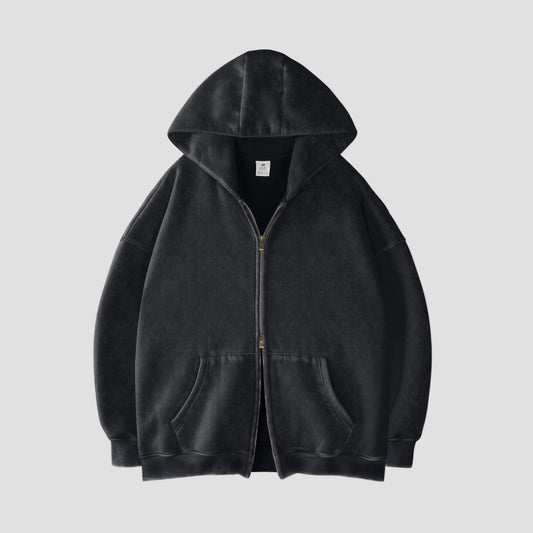 The Daily Double-Zip Oversized Hoodie