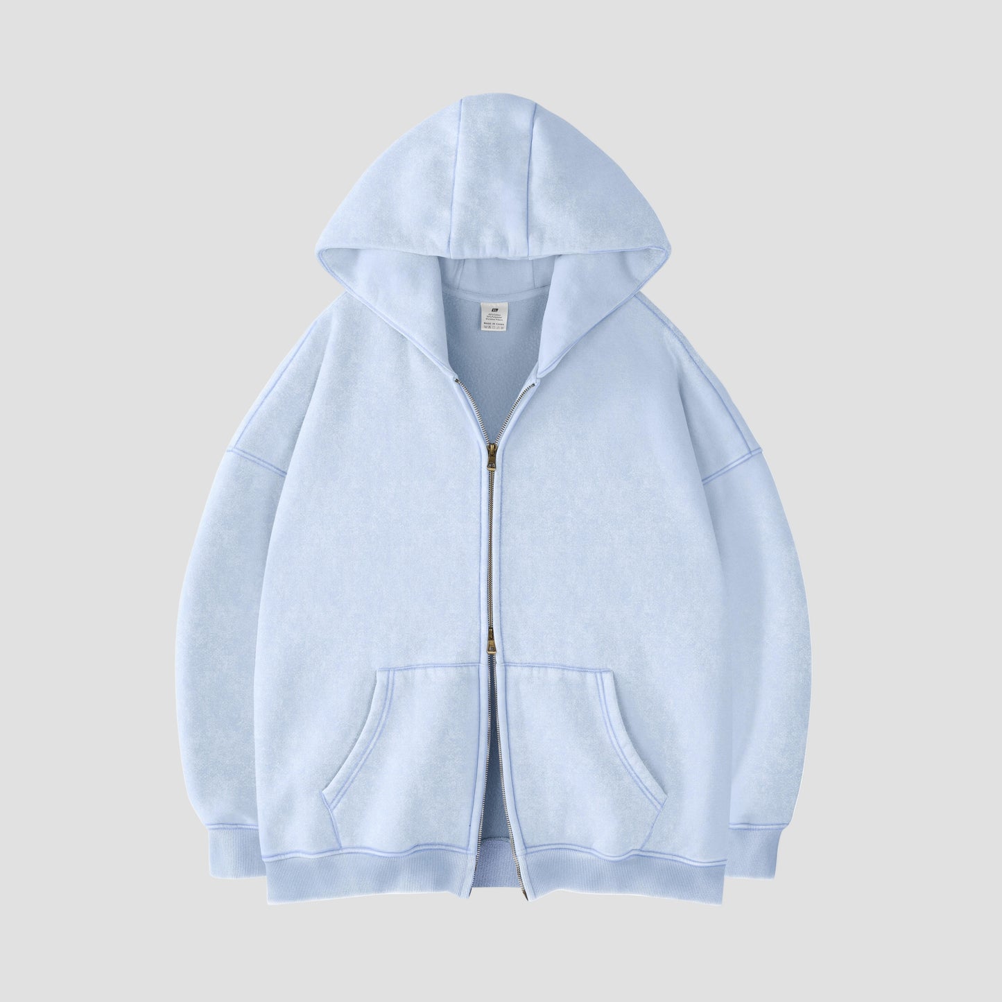 The Daily Double-Zip Oversized Hoodie