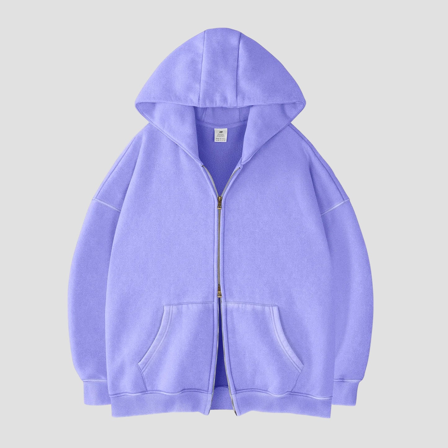 The Daily Double-Zip Oversized Hoodie