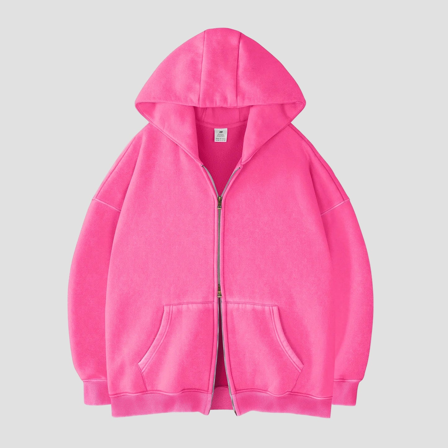 The Daily Double-Zip Oversized Hoodie