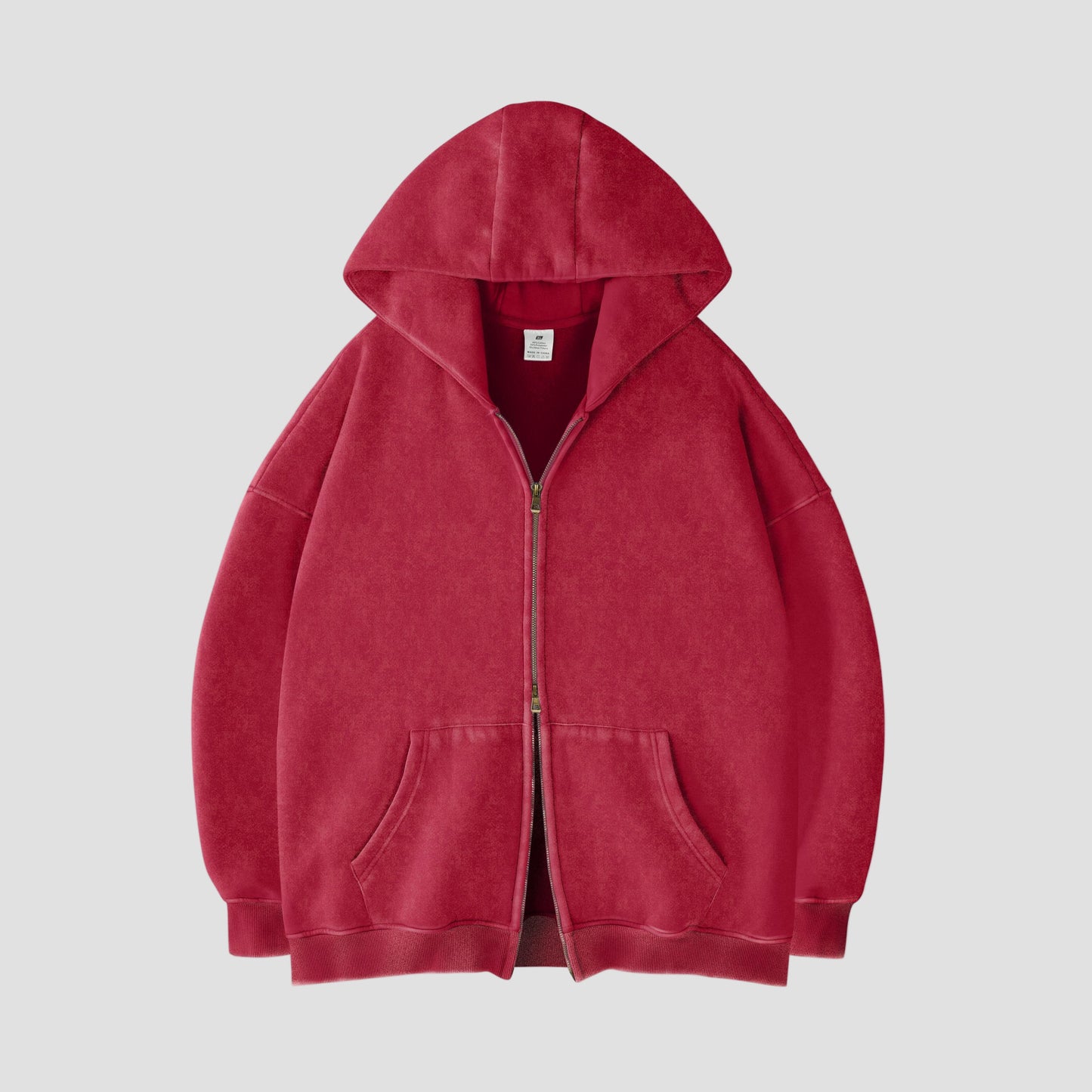 The Daily Double-Zip Oversized Hoodie