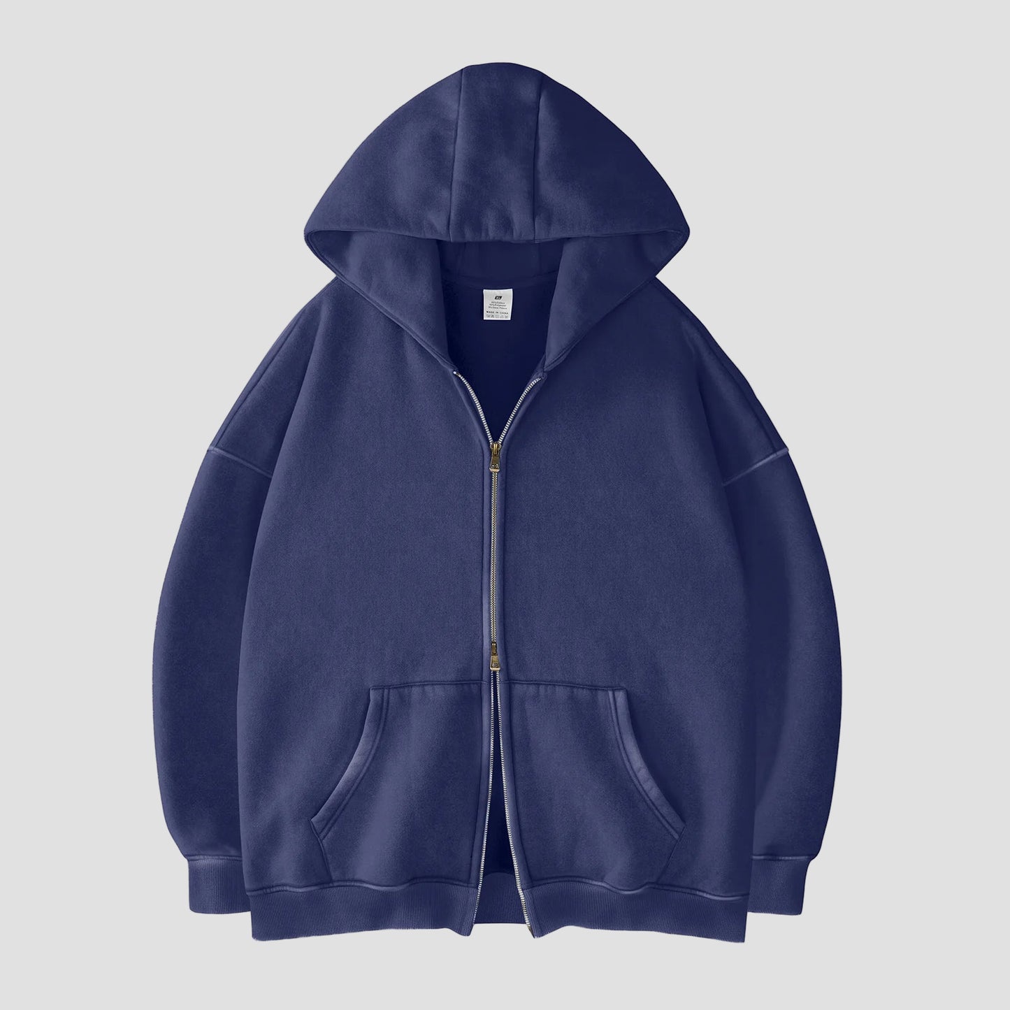 The Daily Double-Zip Oversized Hoodie
