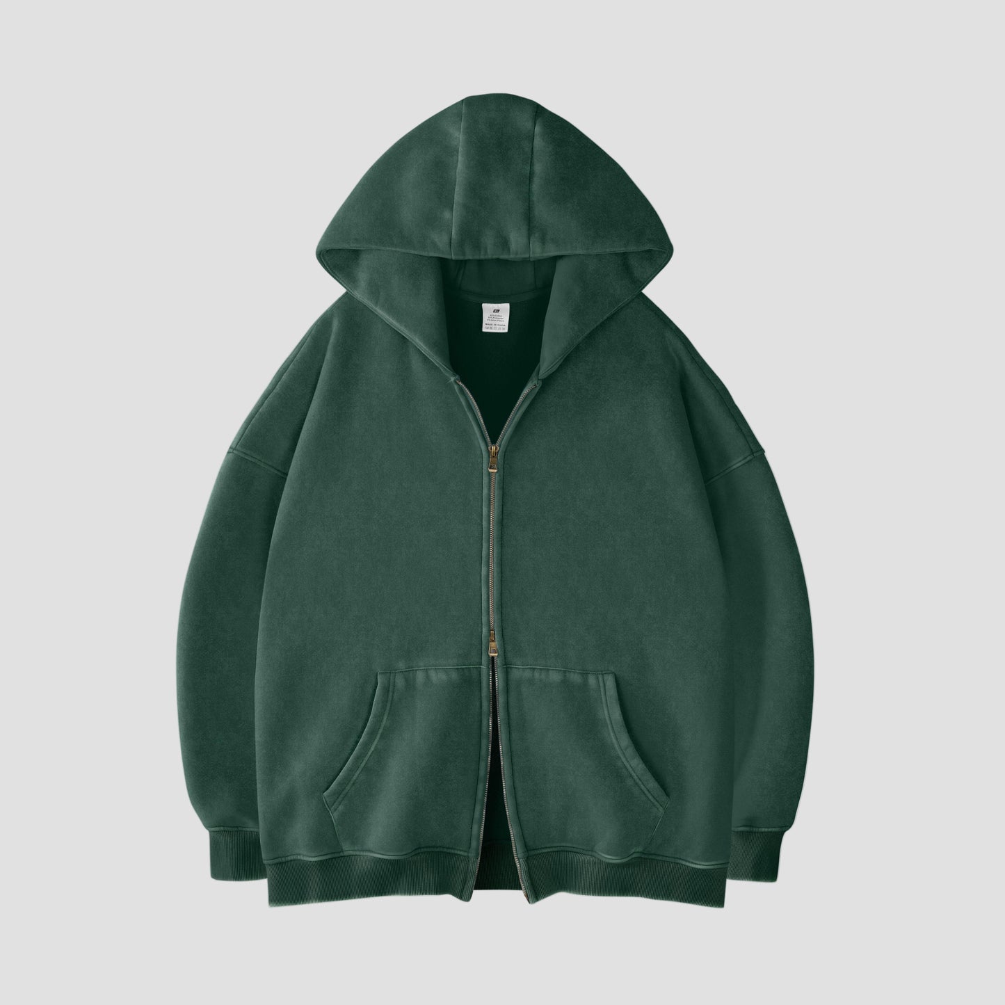 The Daily Double-Zip Oversized Hoodie