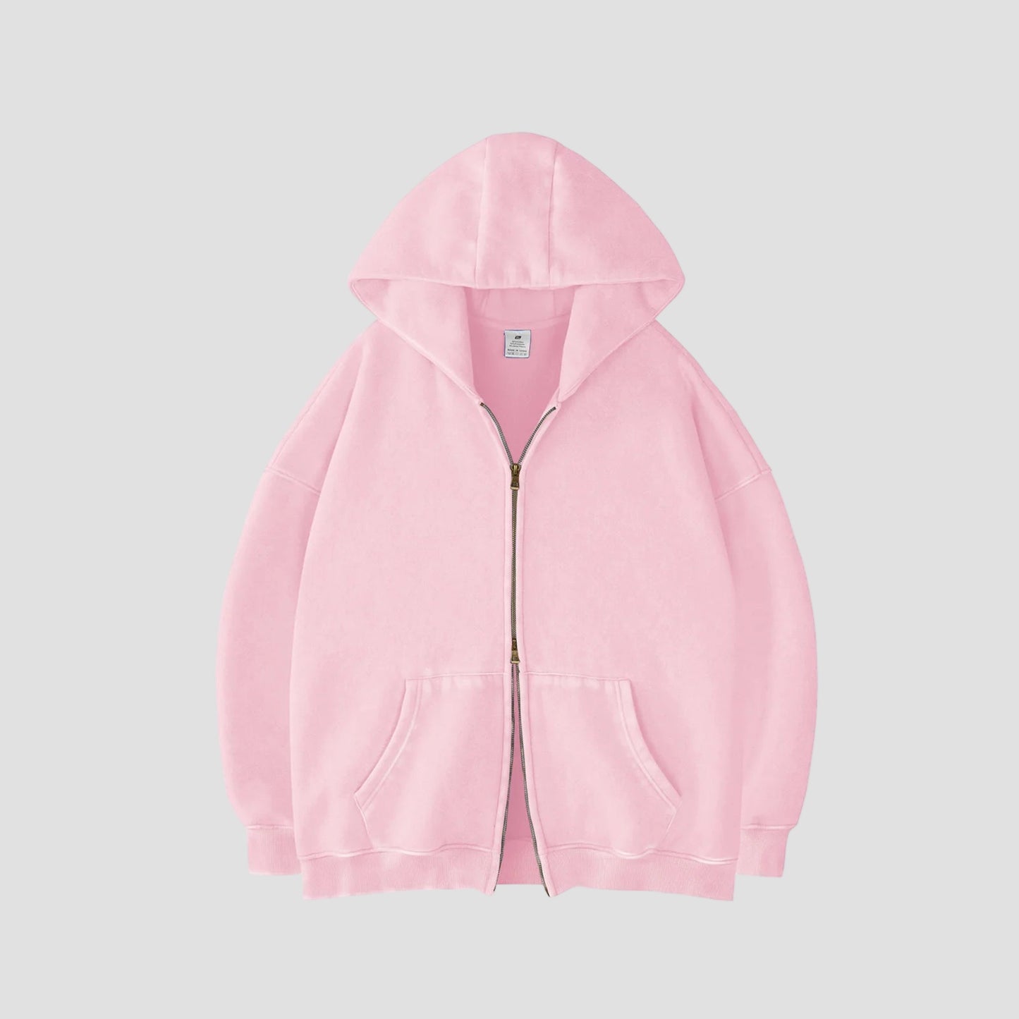 The Daily Double-Zip Oversized Hoodie